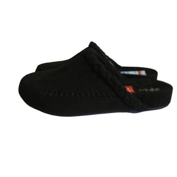 Style & Co. Women's Black Faux Suede Mules Slippers Size 6.5 - Picture 4 of 5